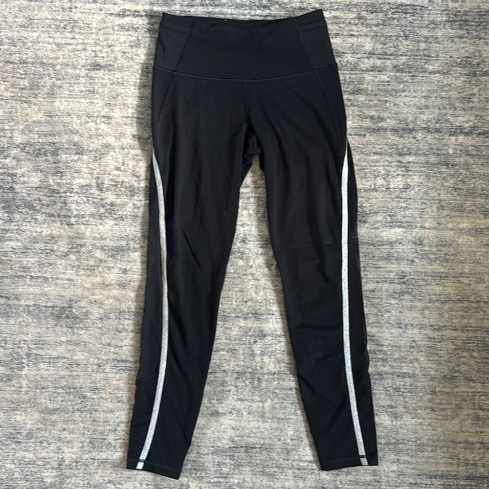 Victoria's Secret Black Leggings with Silver Accents